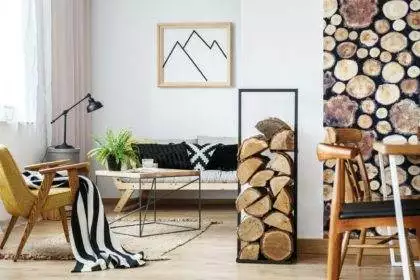 Cozy winter interior design