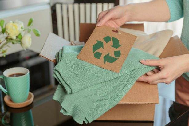 Reusing, recycling materials and reducing waste in fashion