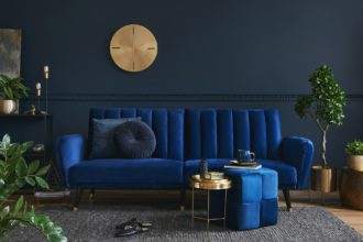 Stylish modern living room interior design